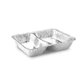 Pojemnik obiadowy (ALU) 2-dzielny 227 x 177 x 39 mm 1020ml [100 szt]