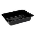 Pojemnik do zgrzewu (PP) extra mocny niedzielony czarny 227 x 178 x 49 mm [50 szt]