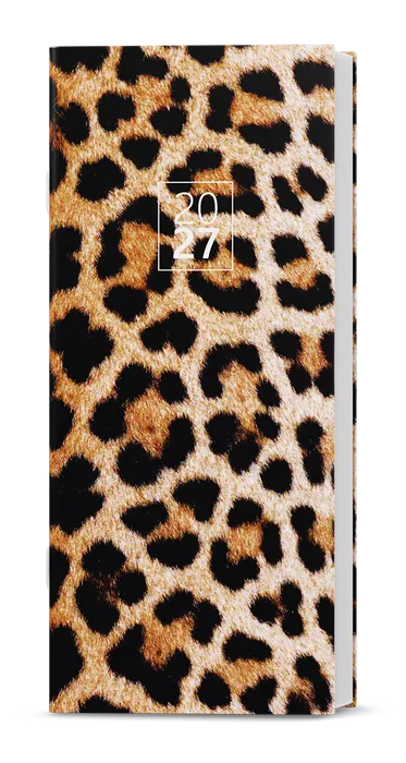 Główne zdjęcie produktu Měsíční diář - Božka - lamino - Leopard