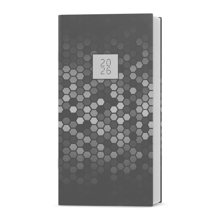 Główne zdjęcie produktu Měsíční diář - Halina - lamino - Geometrie