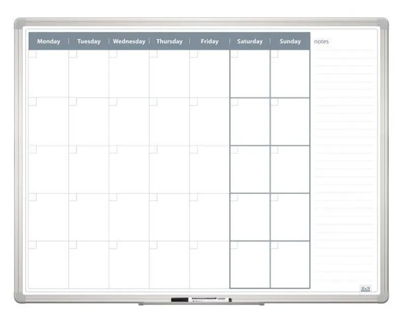 Główne zdjęcie produktu Měsíční plánovací tabule 120x90, ALU23
