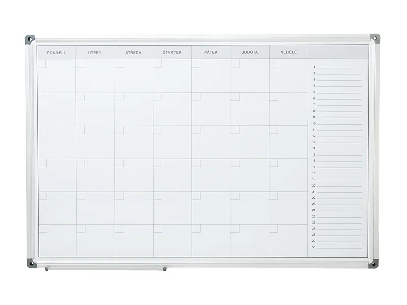 Główne zdjęcie produktu Měsíční plánovací tabule ARTA 90x60 cm