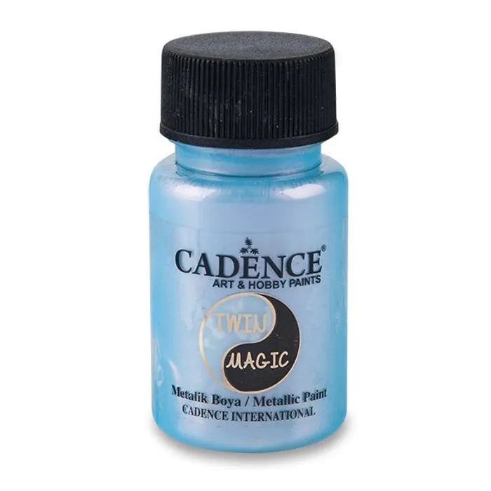 Główne zdjęcie produktu Metalická barva Cadence Twin Magic modrá/červ.