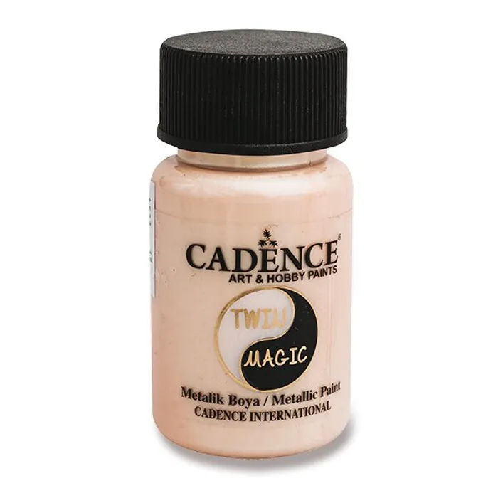 Główne zdjęcie produktu Metalická barva Cadence Twin Magic zel./broskvová