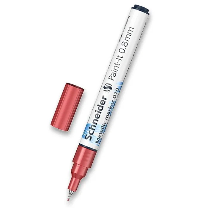 Główne zdjęcie produktu Metalický popisovač Schneider Paint-It 010 červený