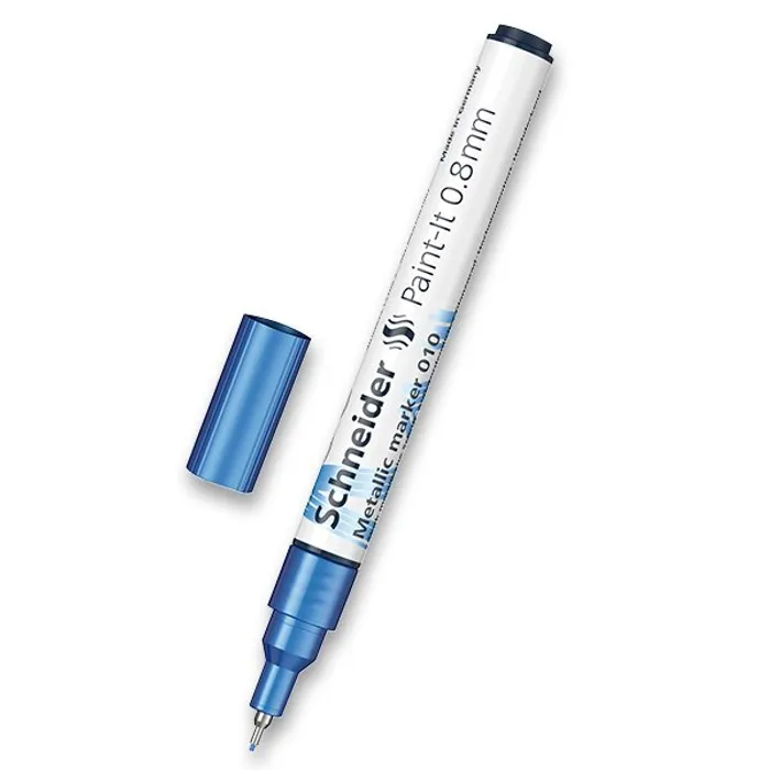 Główne zdjęcie produktu Metalický popisovač Schneider Paint-It 010 modrý
