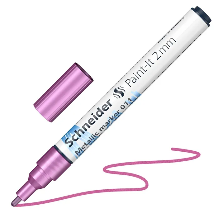 Główne zdjęcie produktu Metalický popisovač Schneider Paint-It 011 fialový