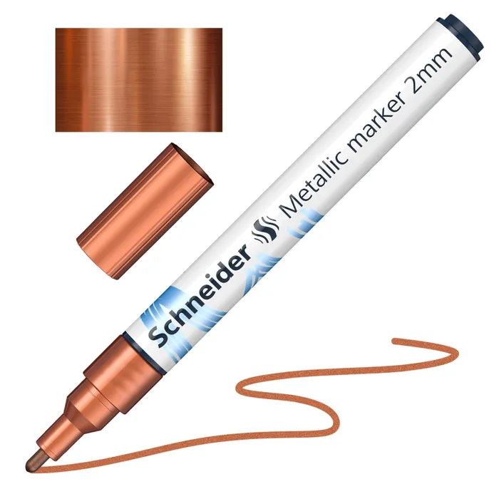 Główne zdjęcie produktu Metalický popisovač Schneider Paint-It 011 měděný