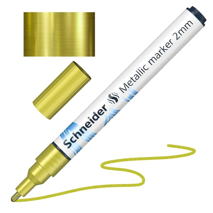 Główne zdjęcie produktu Metalický popisovač Schneider Paint-It 011 žlutý