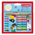 Następne zdjęcie produktu Marker z włókna metalicznego z końcówką XL - STABILO Trio DECO - kpl. 8 szt
