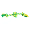 Następne zdjęcie produktu Piłka z 2 ramionami HipHop bawełniana, limonkowa, zielona 17cm, 30g