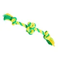 Następne zdjęcie produktu Piłka z 2 ramionami HipHop bawełniana, limonkowa, zielona 17cm, 30g