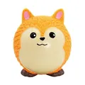 Następne zdjęcie produktu Piłka z motywem lisa Totoro, z dźwiękiem, 8 cm, lateksowa, pomarańczowa, HipHop