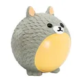 Następne zdjęcie produktu Piłka z motywem zwierzęcego Totoro, z dźwiękiem, 8 cm, lateksowa, szara, HipHop