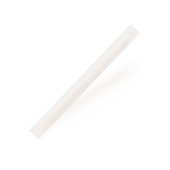 Główne zdjęcie produktu Míchačka na kávu ze dřeva hyg. balené v papíru 14 cm [500 ks]
