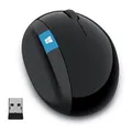 Microsoft Mysz Sculpt Ergonomic Mouse, 1000DPI, 2.4 [GHz], laserowa, 7kl., bezprzewodowa, czarna, 2 szt AA, klasyczna, MicrosoftR 