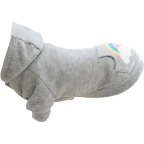 Bluza z kapturem RAINBOW FALLS szara XXS: 21cm, klatka piersiowa: 32cm, szyja: 24cm