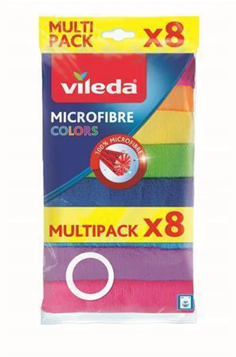 Główne zdjęcie produktu Mikrohadříky “Colors”, VILEDA, 8ks