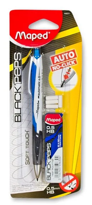 Główne zdjęcie produktu Mikrotužka Maped Automatic 05 s balením tuh - mix barev