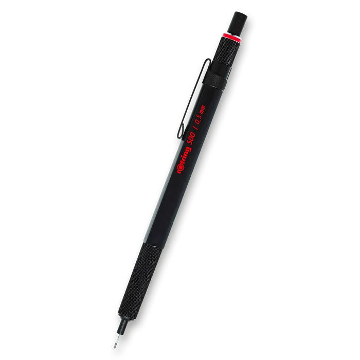 Główne zdjęcie produktu Mikrotužka Rotring 500 Black hrot 0,5 mm