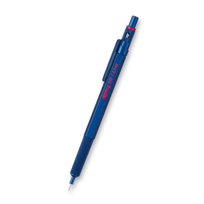 Główne zdjęcie produktu Mikrotužka Rotring 600 Blue 0,5 mm