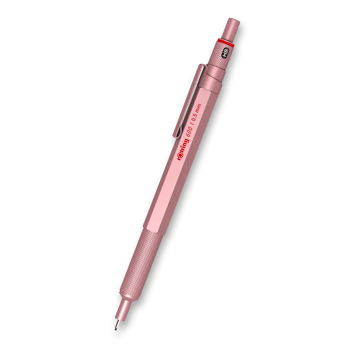 Główne zdjęcie produktu Mikrotužka Rotring 600 Rosegold - 0,5 mm