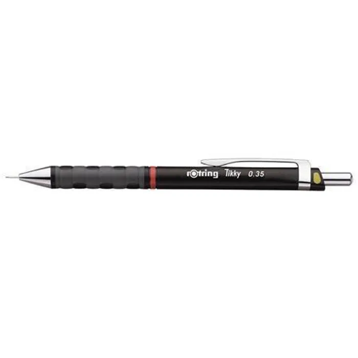 Główne zdjęcie produktu Mikrotužka Rotring Tikky Black 0,35 mm