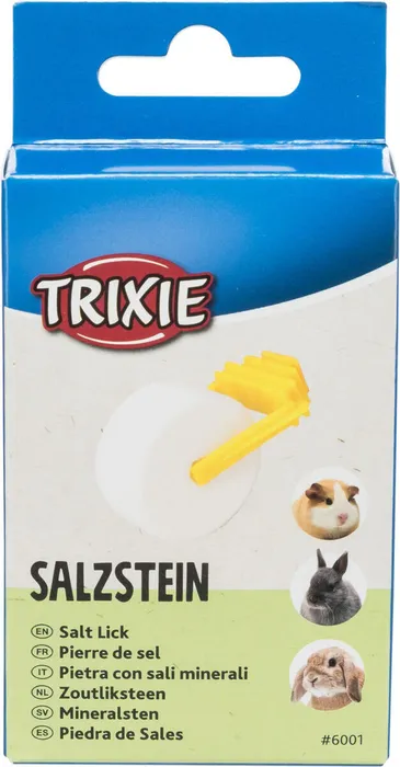 Główne zdjęcie produktu Minerální sůl kolečko pro morče, králíka 84g TRIXIE