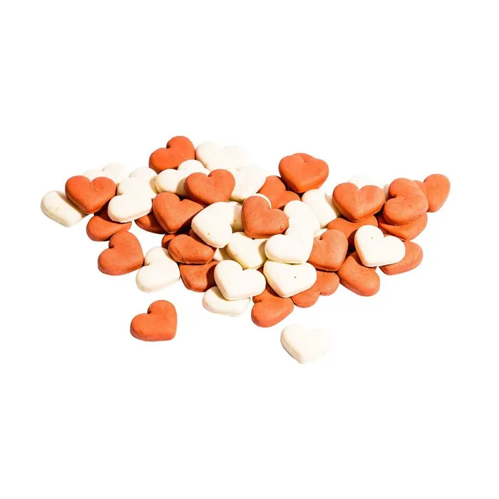 Główne zdjęcie produktu MINI HEARTS MIX STRAWBERRY jahodová srdíčka 2,5 kg