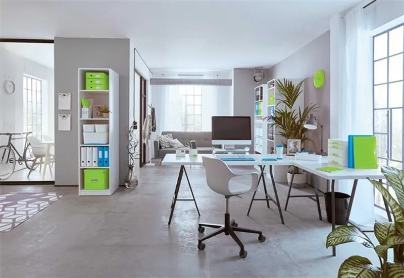 Główne zdjęcie produktu Mini sešívačka Leitz NeXXt WOW 5528, Metalická modrá