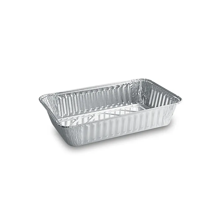 Główne zdjęcie produktu Mísa na těstoviny hranatá ALU (800ml) 20,3x13,5x4cm [100 ks]