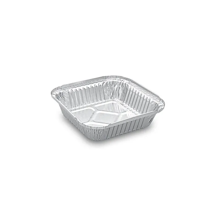 Główne zdjęcie produktu Miska (ALU) hranatá 164 x 164 x 36 mm 500ml [100 ks]