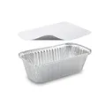 Następne zdjęcie produktu Pojemnik (ALU) prostokątny 252 x 132 x 70 mm 1500ml + pokrywka [5 zestawów]