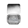 Następne zdjęcie produktu Pojemnik (ALU) prostokątny 158 x 158 x 34 mm 560ml + pokrywka [5 zestawów]