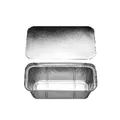 Następne zdjęcie produktu Pojemnik (ALU) prostokątny 201 x 109 x 49 mm 690ml + pokrywka [5 zestawów]