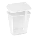 Pojemnik (PP) prostokątny przezroczysty 500ml + przykrywka [250 zestawów]