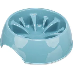 Miska do karmienia powolnego, wzór słonecznika, tworzywo sztuczne/TPR 0,3 l/o 16 cm