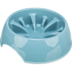 Miska do karmienia powolnego, wzór słonecznika, tworzywo sztuczne/TPR 0,3 l/o 16 cm