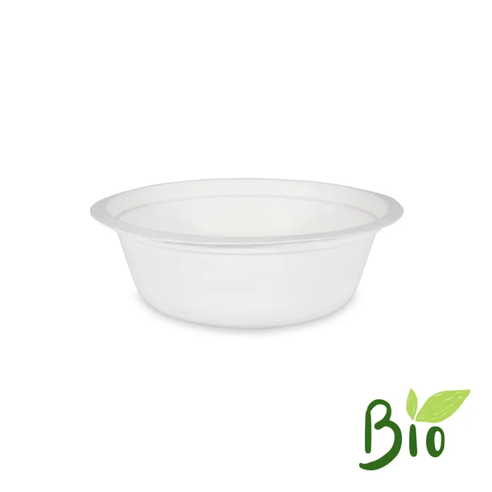 Główne zdjęcie produktu Miska kulatá BIO cukrová třtina 500 ml, průměr 15,5 x 5,5 cm [50 ks]