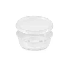 Pojemnik (PP) okrągły przezroczysty 125ml + przykrywka [250 zestawów]