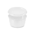 Pojemnik (PP) okrągły przezroczysty 250ml + przykrywka [250 zestawów]