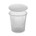 Pojemnik (PP) okrągły przezroczysty 500ml + przykrywka [250 zestawów]