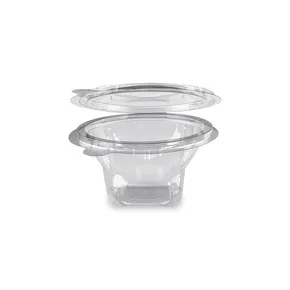 Pojemnik (rPET) z pokrywką okrągły przezroczysty 250ml [50 szt]