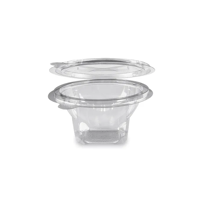 Główne zdjęcie produktu Miska kulatá průhledná s víčkem 250 ml (PET) [50 ks]