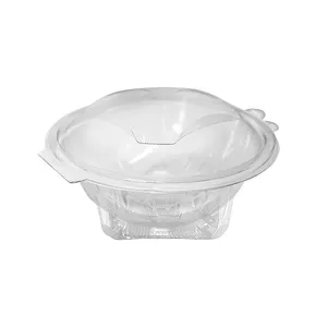 Pojemnik (rPET) z pokrywką okrągły przezroczysty 600ml [50 szt]