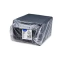 Miska do zupy (PP) kwadratowa czarna 178 x 127 x 50 mm 600ml [100 szt.] - zamykana