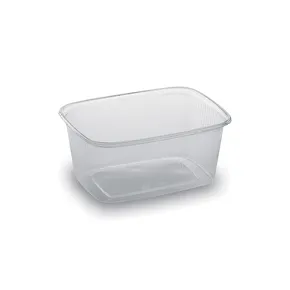Pojemnik (PP) prostokątny przezroczysty 108 x 81 mm 250ml [100 szt]