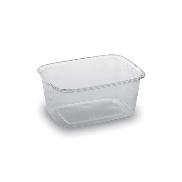 Główne zdjęcie produktu Miska (PP) hranatá průhledná 108 x 81 mm 250ml [100 ks]