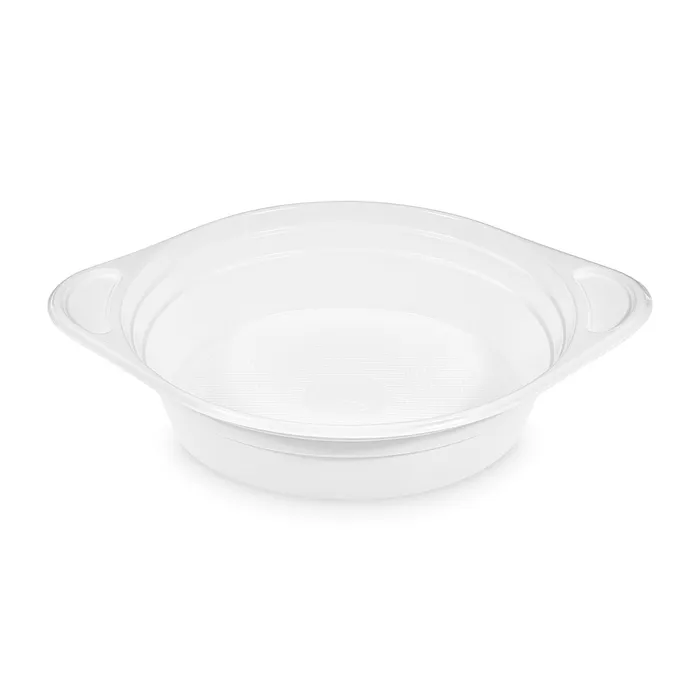 Główne zdjęcie produktu Miska (PP) s oušky bílá 350ml [100 ks]