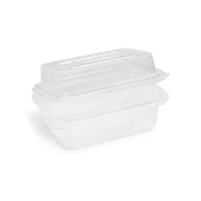 Pojemnik (rPET) z pokrywką prostokątny przezroczysty 750 + 400 ml [50 szt]